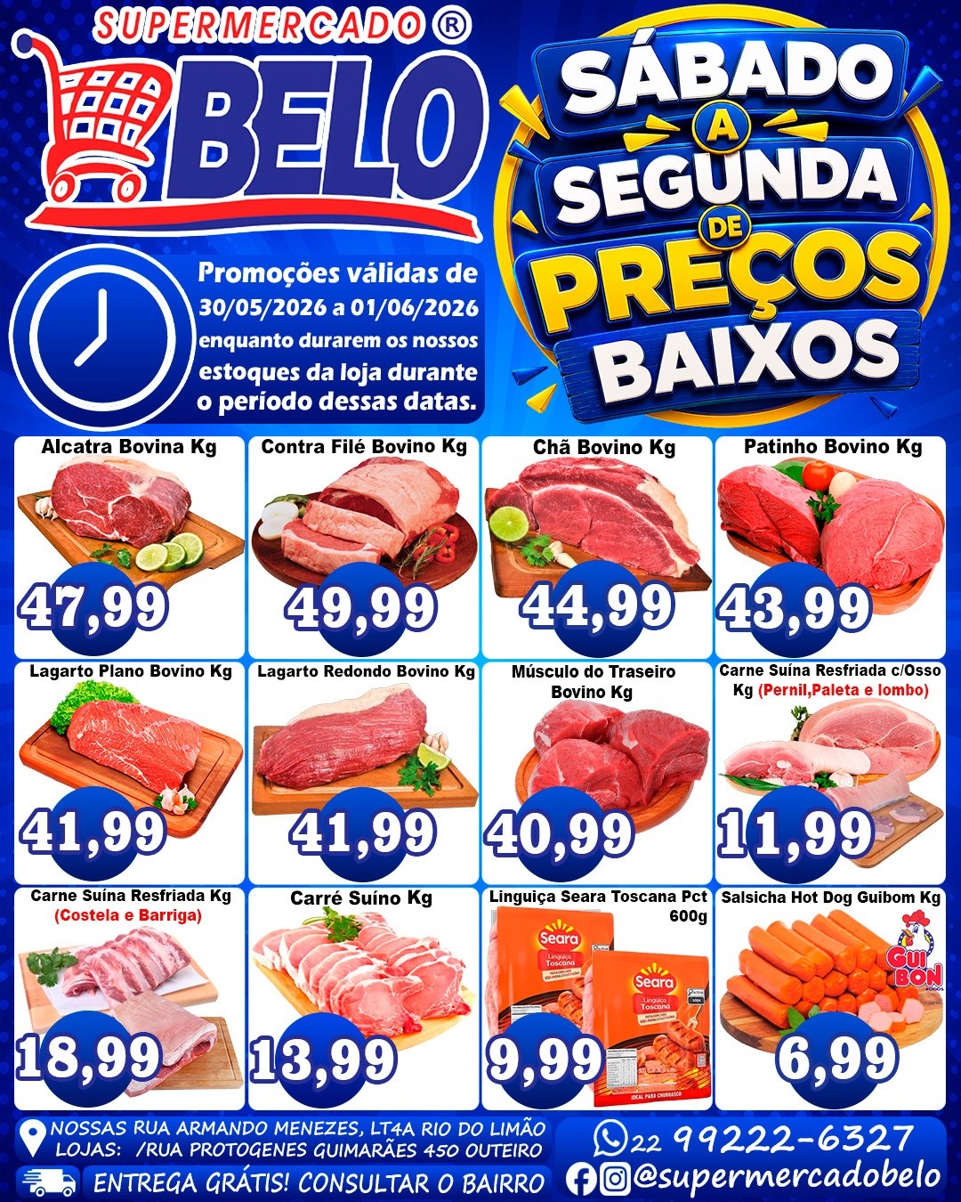Supermercado Belo Facebook ad: Loja 1: Rua Armando Menezes, LT4A Rio do…