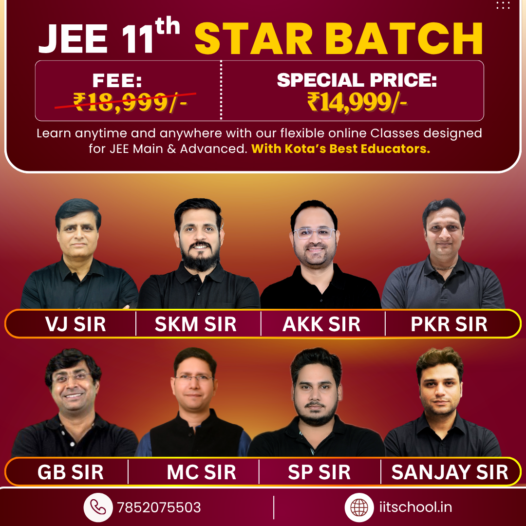 IIT School, Kota Facebook ad: Success in JEE comes from the right guidance…
