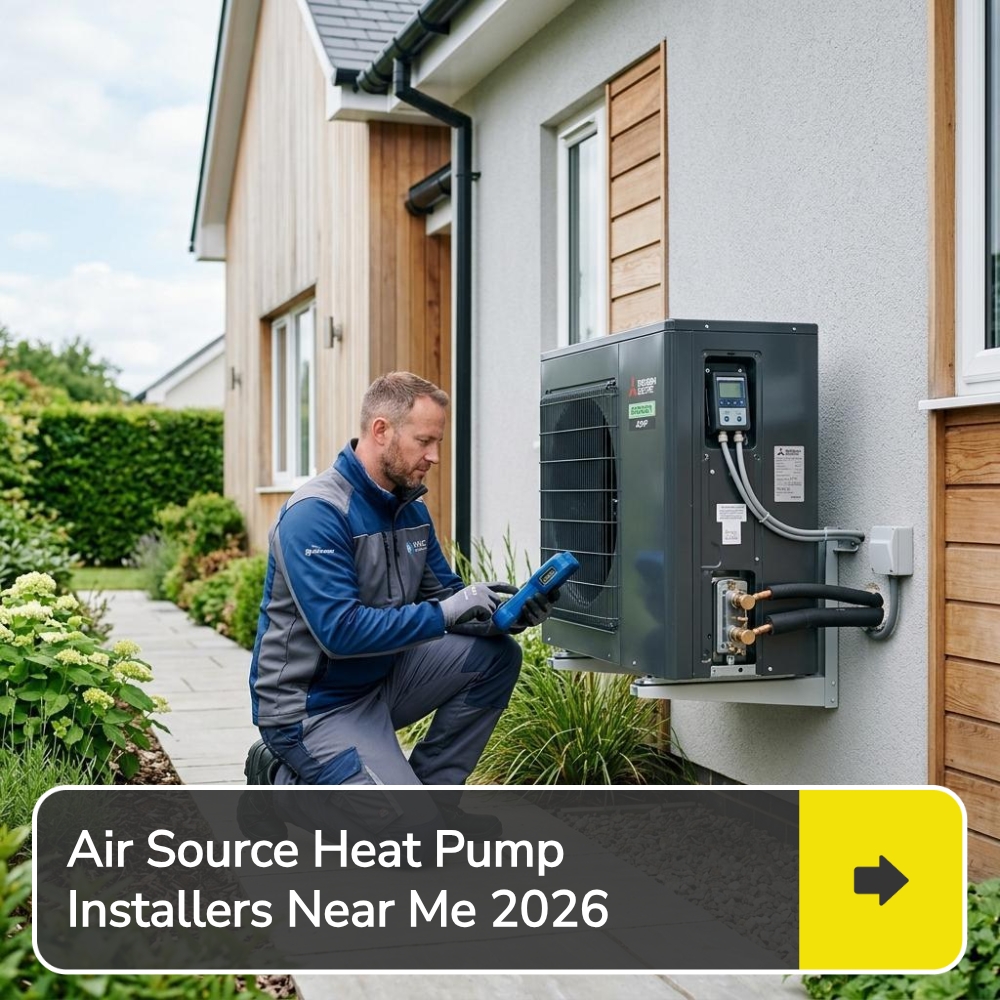 Shopping Zone Facebook ad: Air Source Heat Pump Installers Near Me 2026.