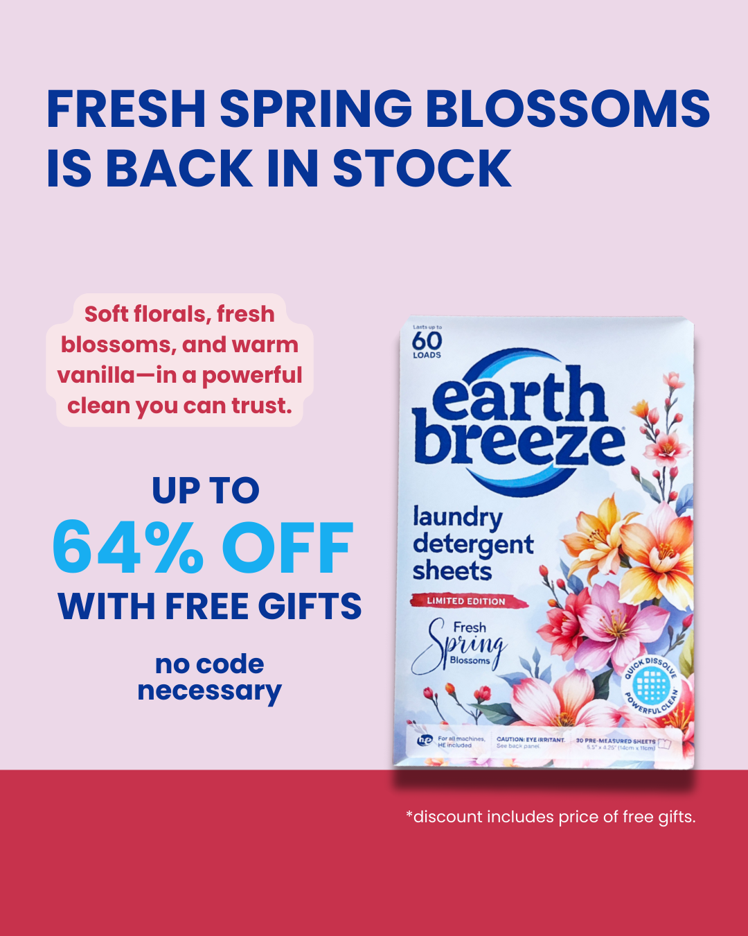 Earth Breeze Facebook ad