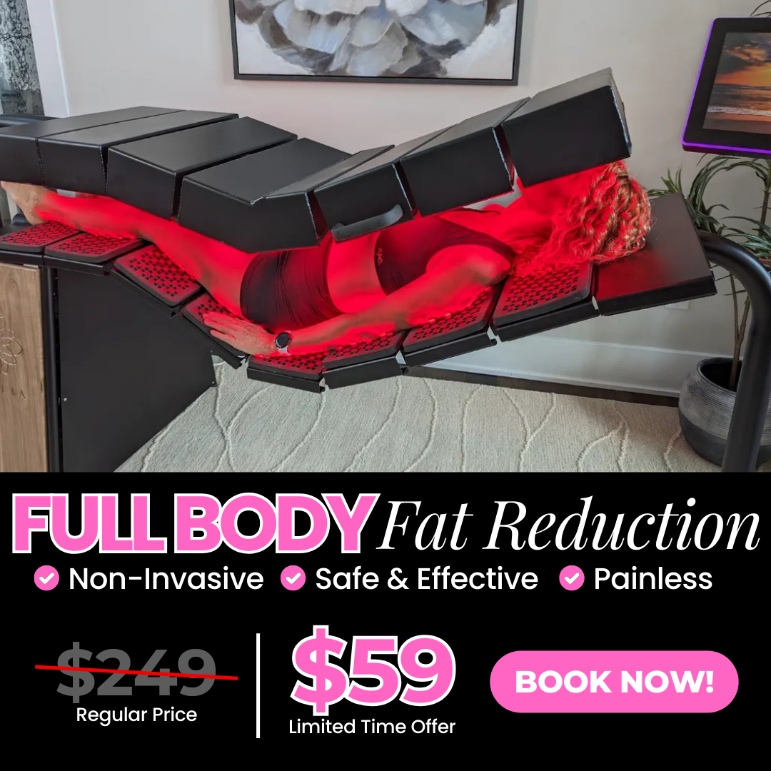 Harrisonburg Body Contouring Facebook ad: Dahlia Light Fat Reduction Now Only $59