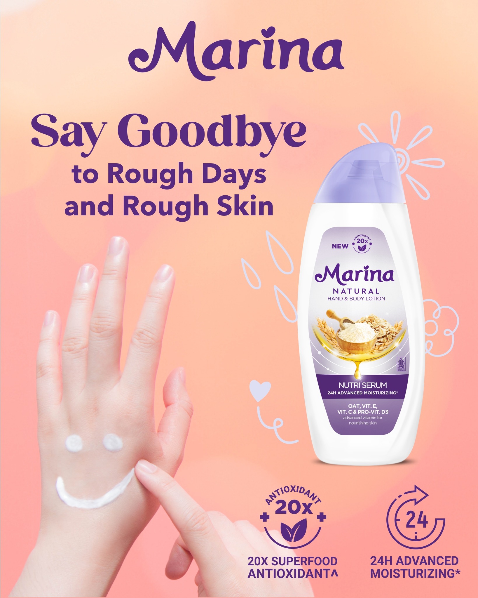 Marina Bestie Philippines Facebook ad: Smooth Skin, Every Day with
