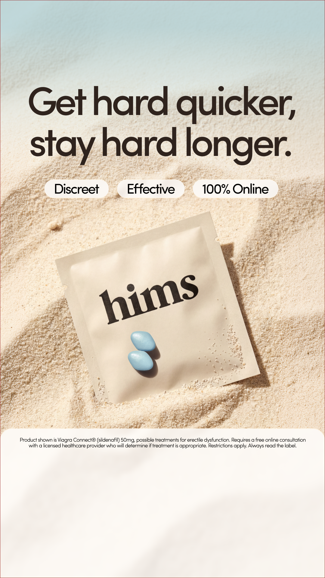 hims Facebook ad