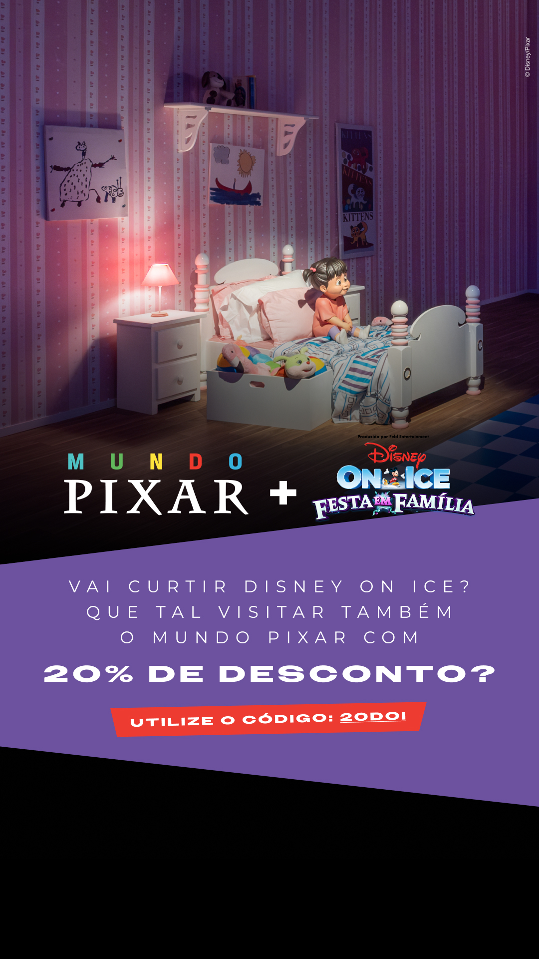 Mundo Pixar Brasil Facebook ad from May 15, 2026