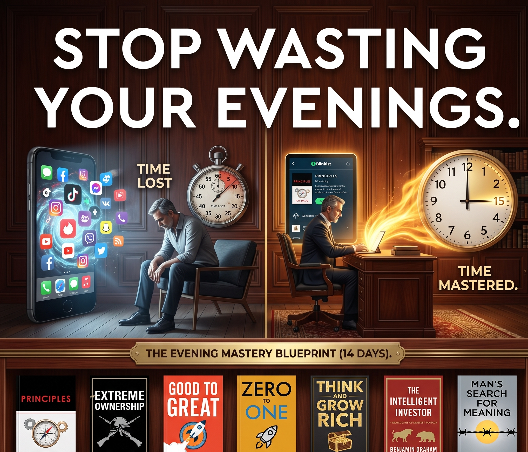 Blinkist Facebook ad