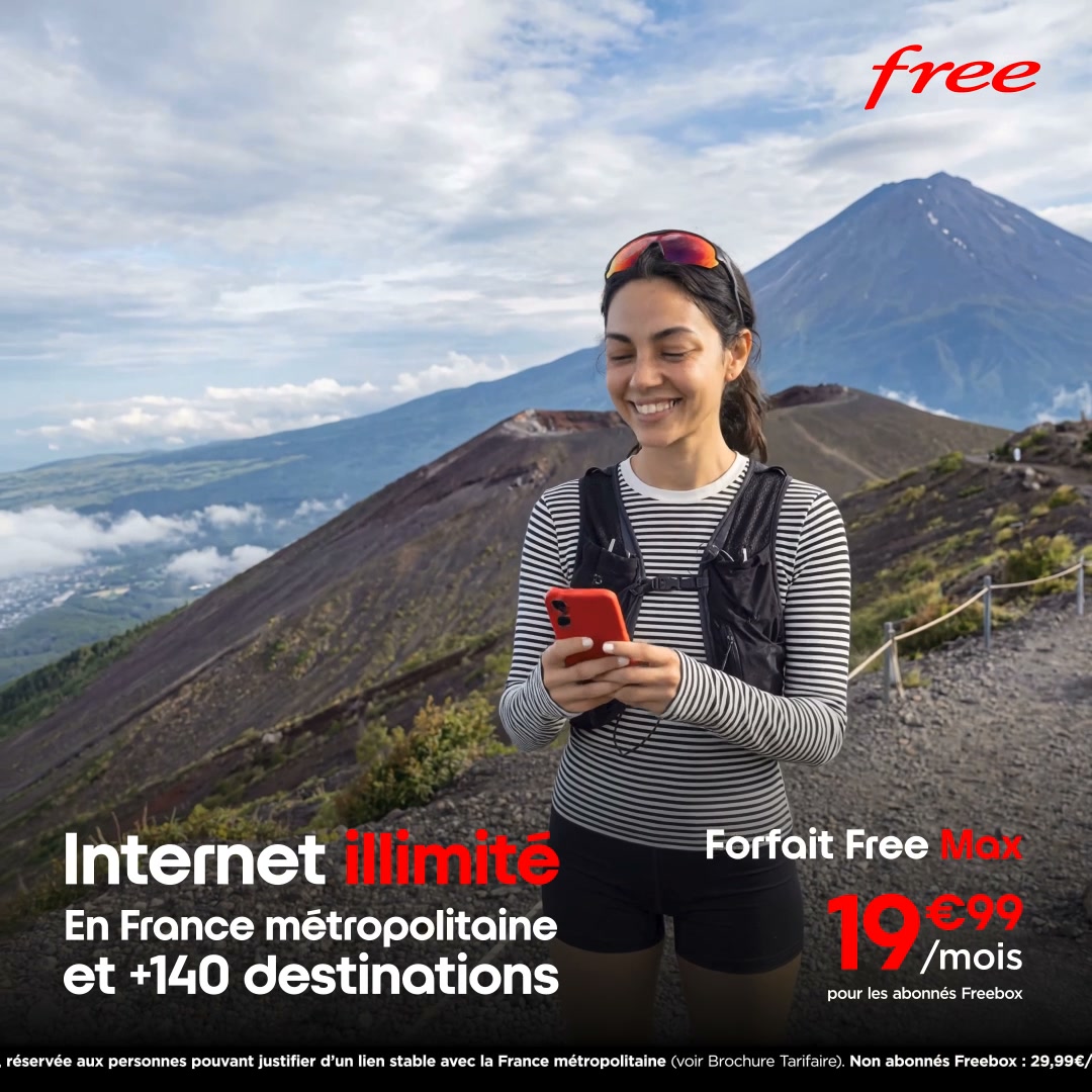 Free Facebook ad: Découvrez le Forfait Free Max
