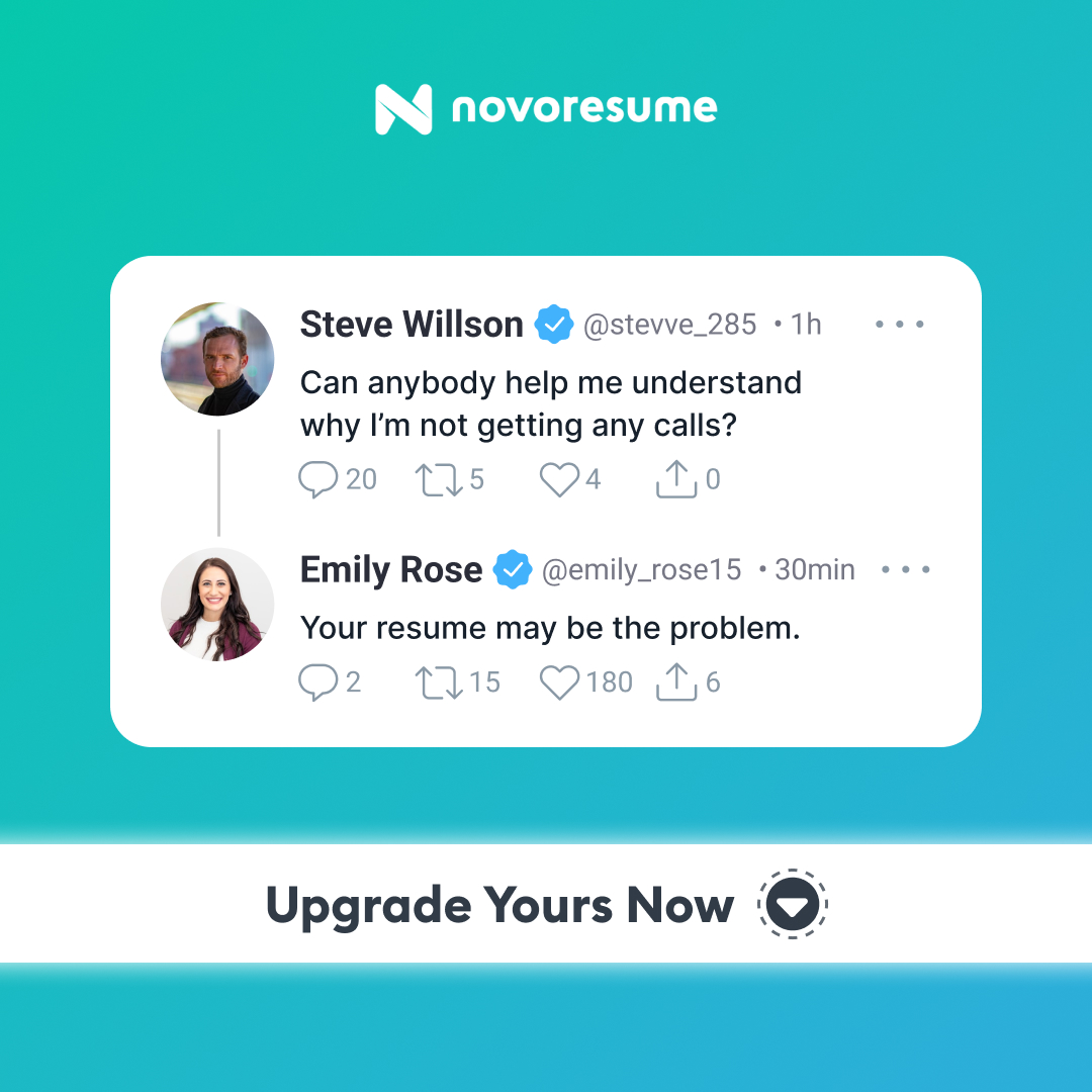 Novorésumé Facebook ad
