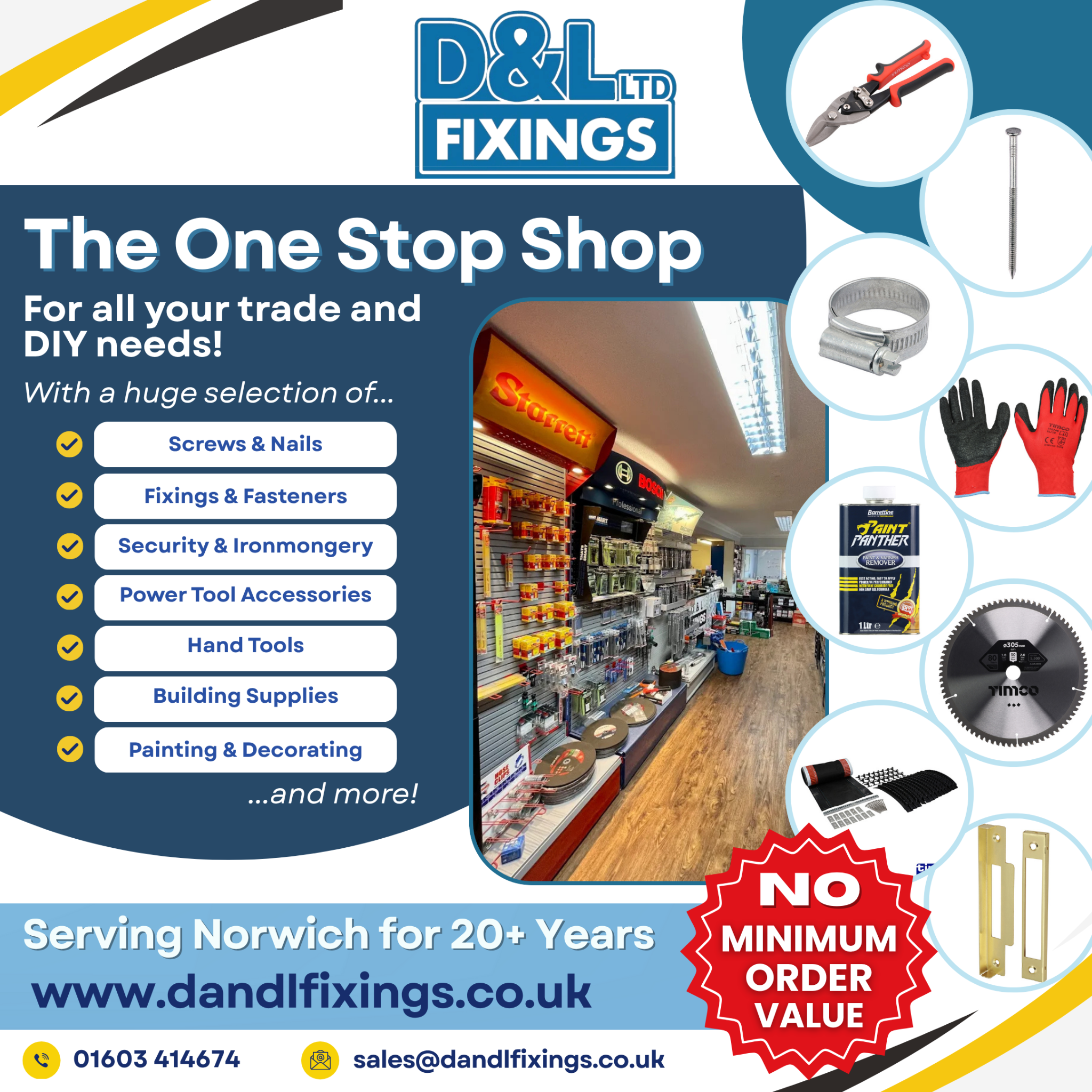 D & L Fixings Ltd Facebook ad