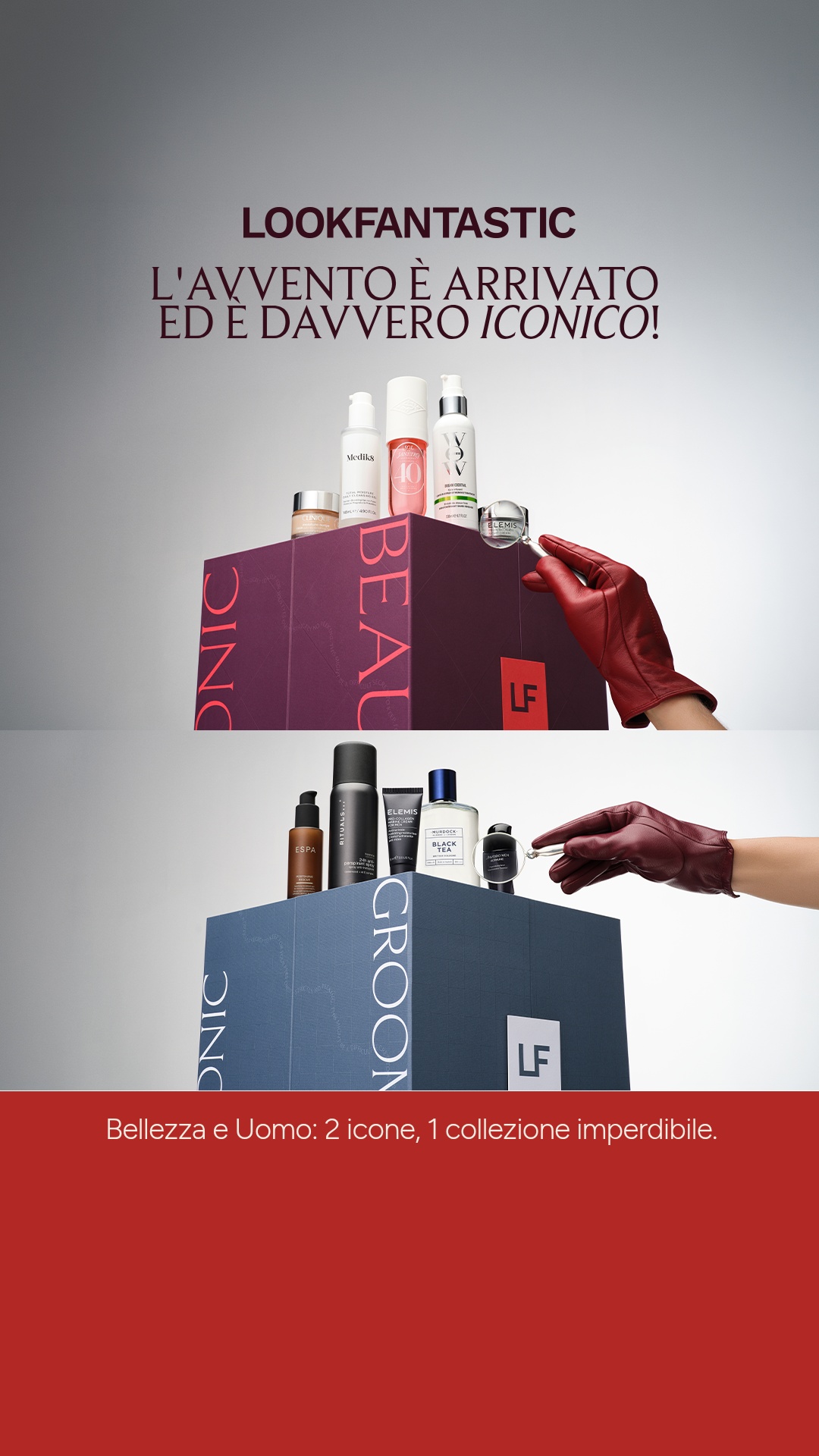 LOOKFANTASTIC Facebook ad: Collezione dell'Avvento 2026