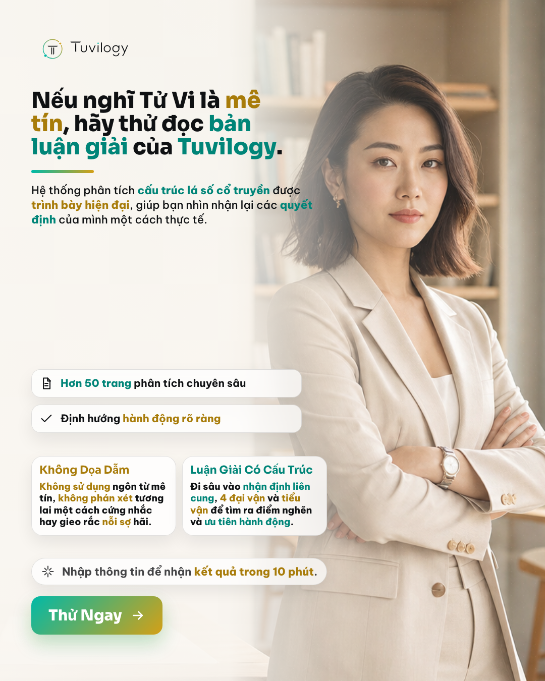 Tuvilogy - Tử Vi Hiện Đại Facebook ad: Góc Nhìn Khác Biệt Dành Cho Người Hoài Nghi
