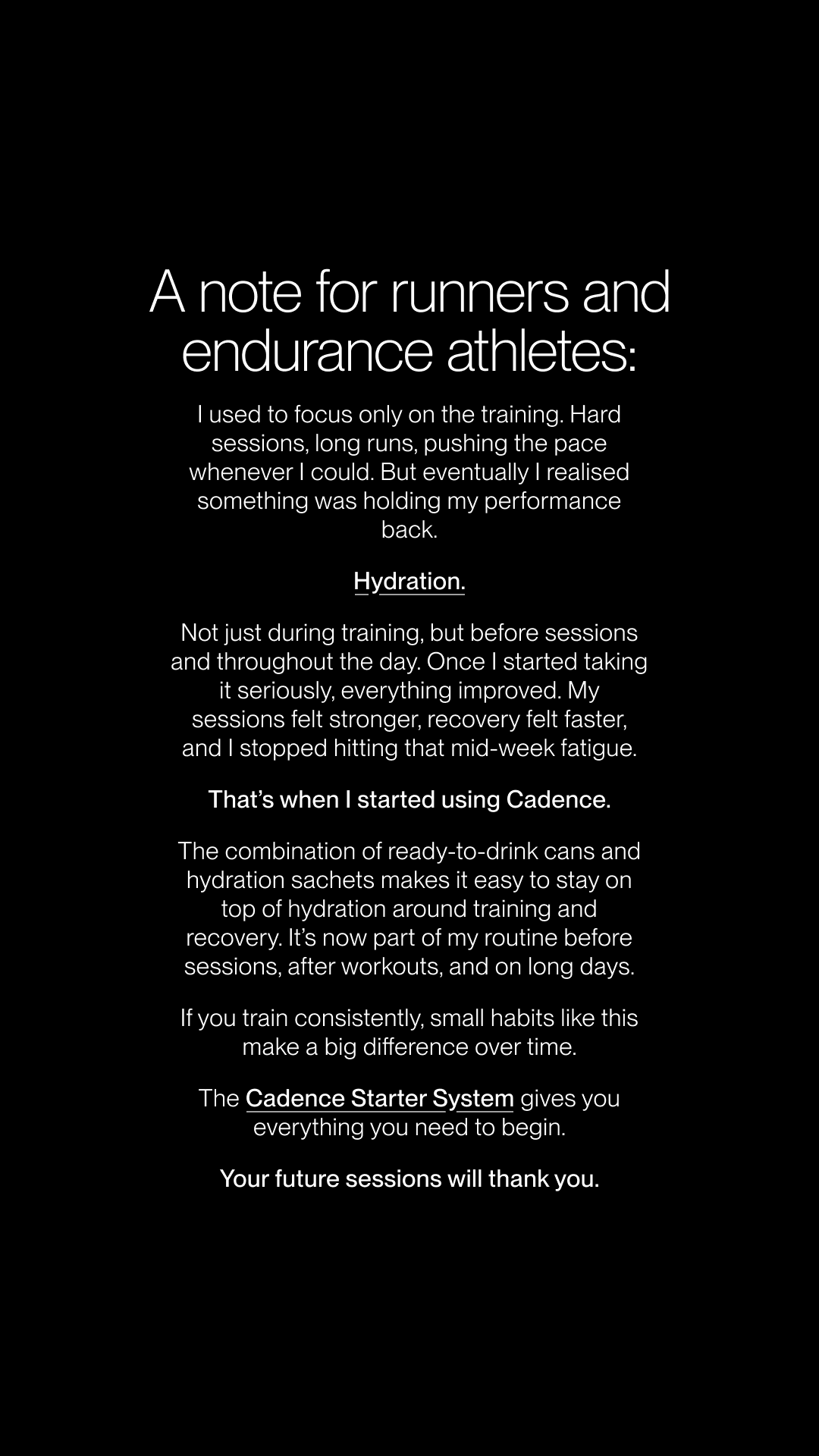 Use Cadence Facebook ad
