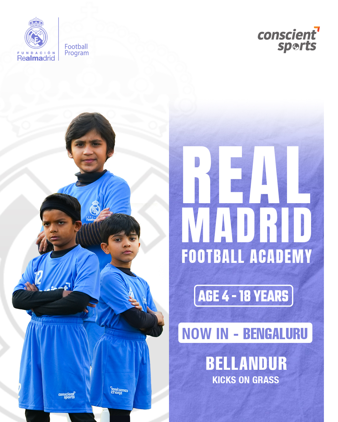 RMF India - Partner Conscient Sports Facebook ad