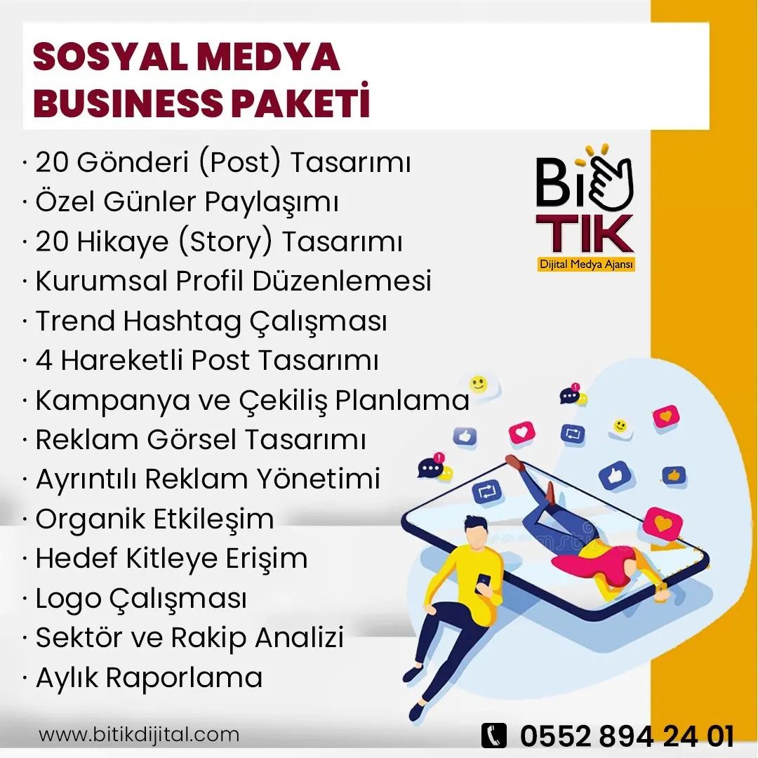 Bi'Tık Dijital Medya Facebook ad: Mesaj Gönderin Hemen Teklif Alın