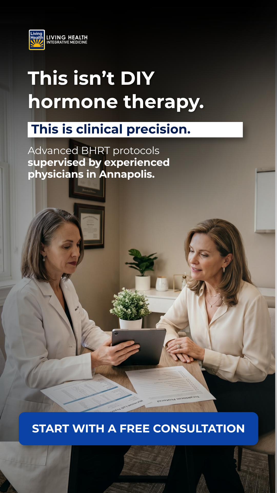 Living Health Integrative Medicine, LLC Facebook ad from May 29, 2026