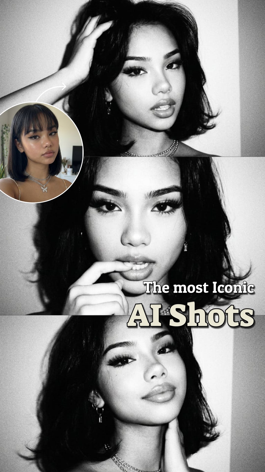 Glam AI: AI Content Generator App Facebook ad