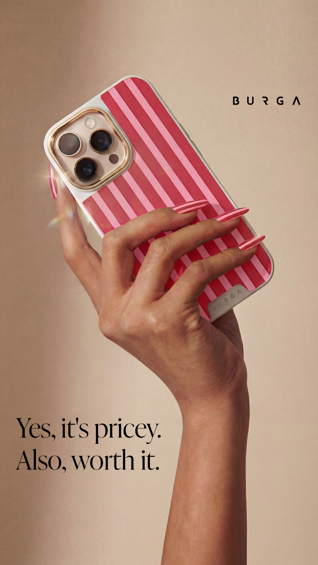 BURGA Cases Facebook ad
