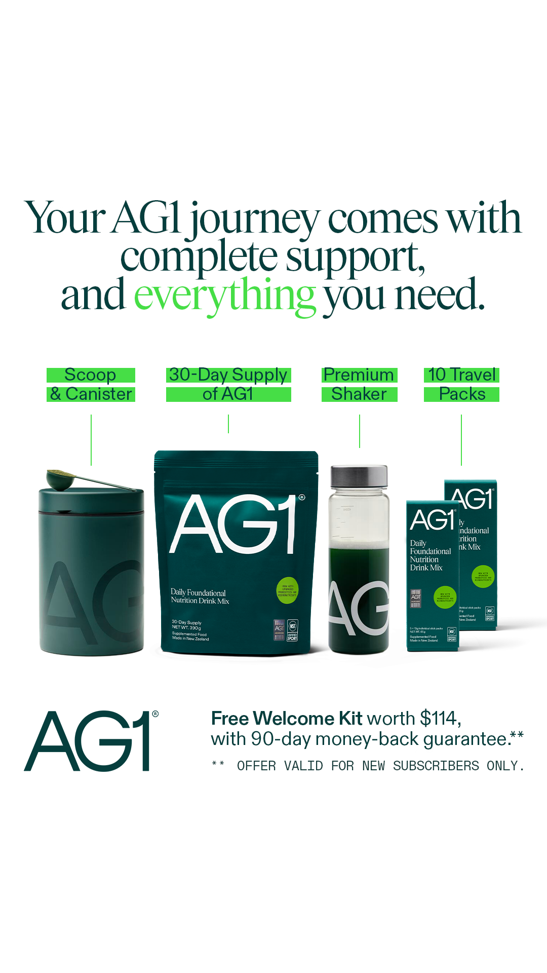 AG1 by Athletic Greens Facebook ad