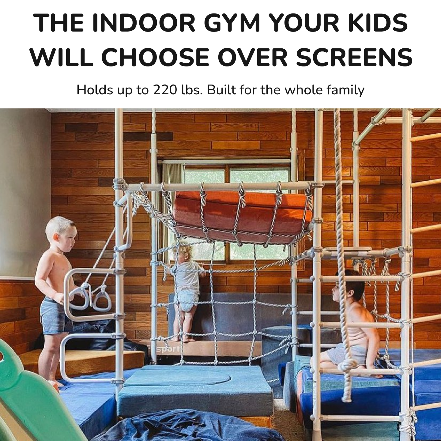 Brainrich Kids Facebook ad: #1 Durable Indoor Home Play Jungle Gym
