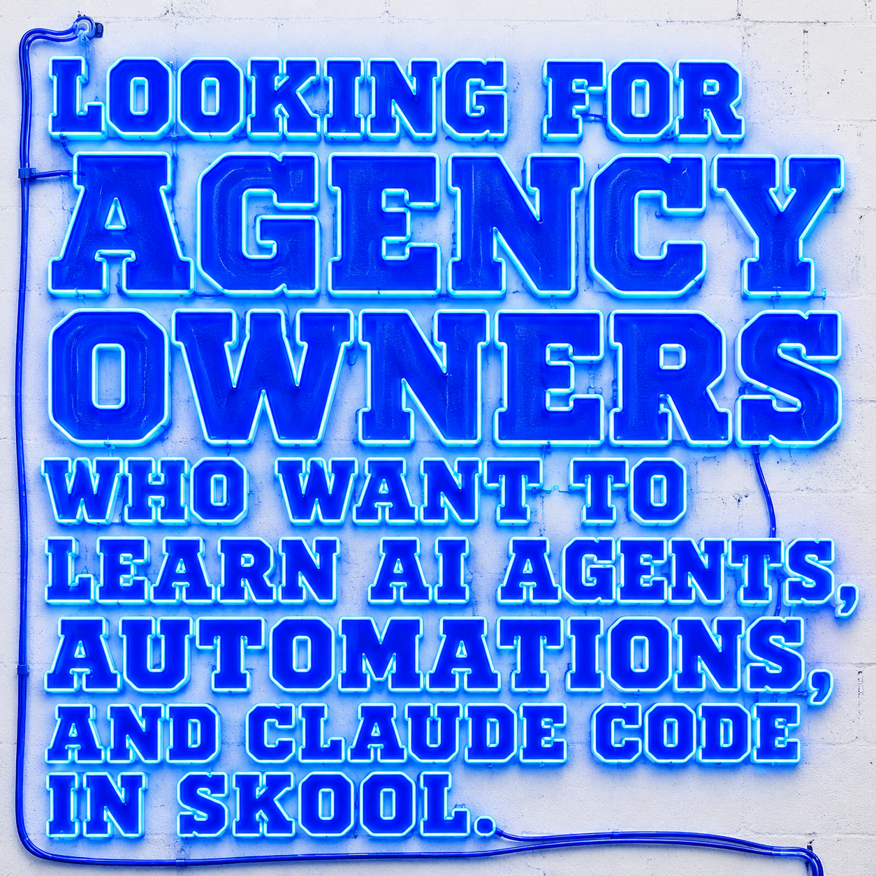 Skool Facebook ad