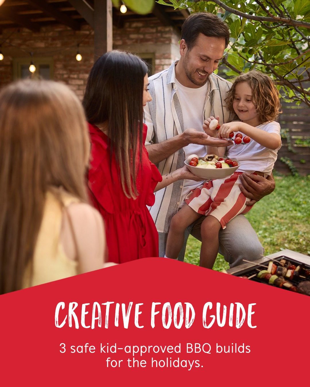 BeefEater BBQ Australia Facebook ad: School holidays mean the kids are always around…