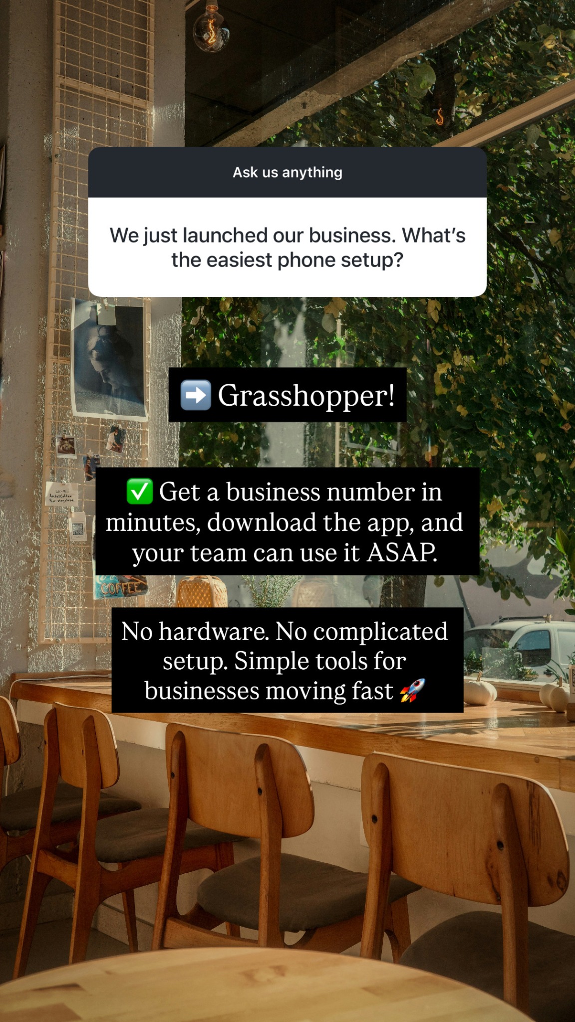 Grasshopper Facebook ad