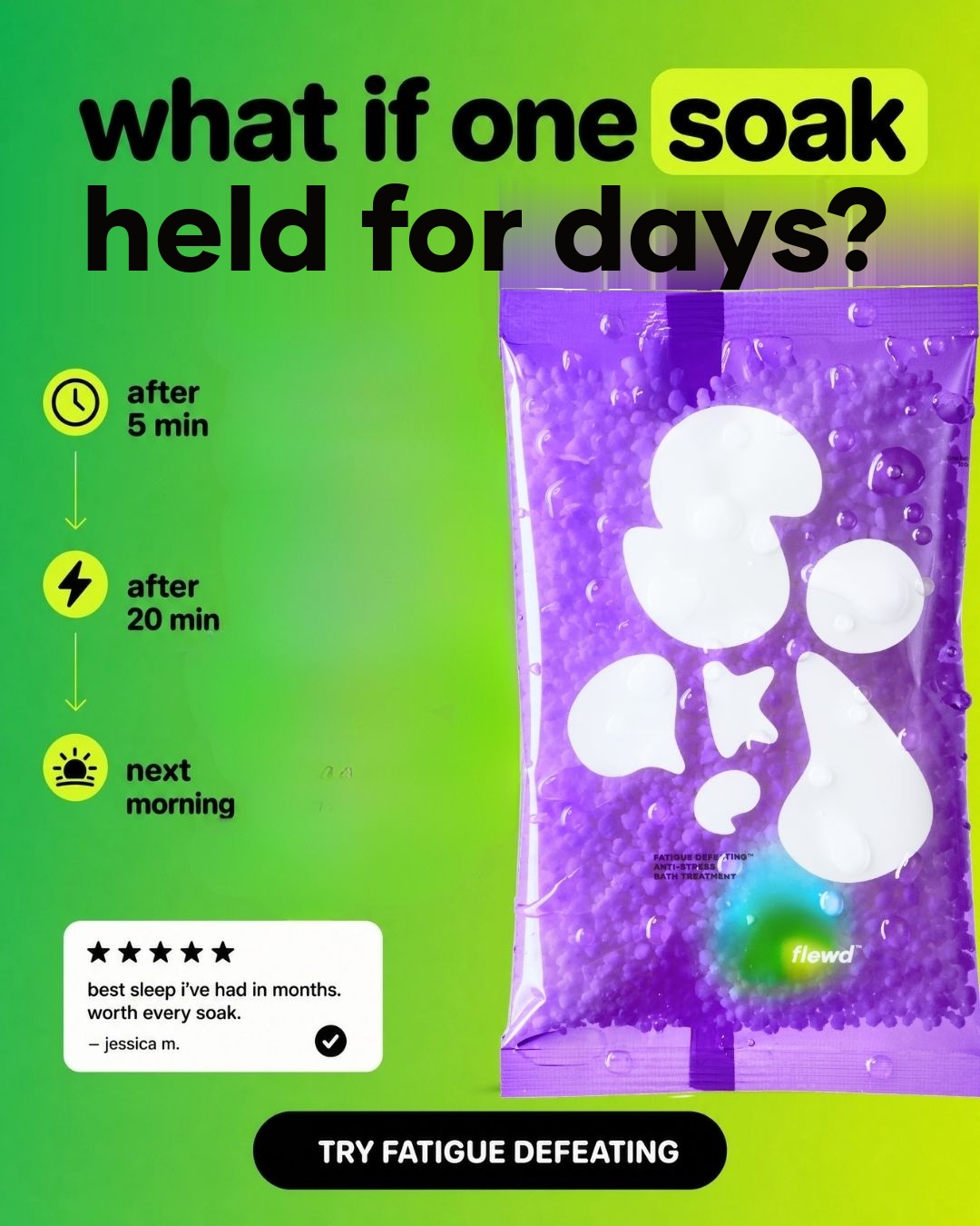 Flewd Stresscare Facebook ad