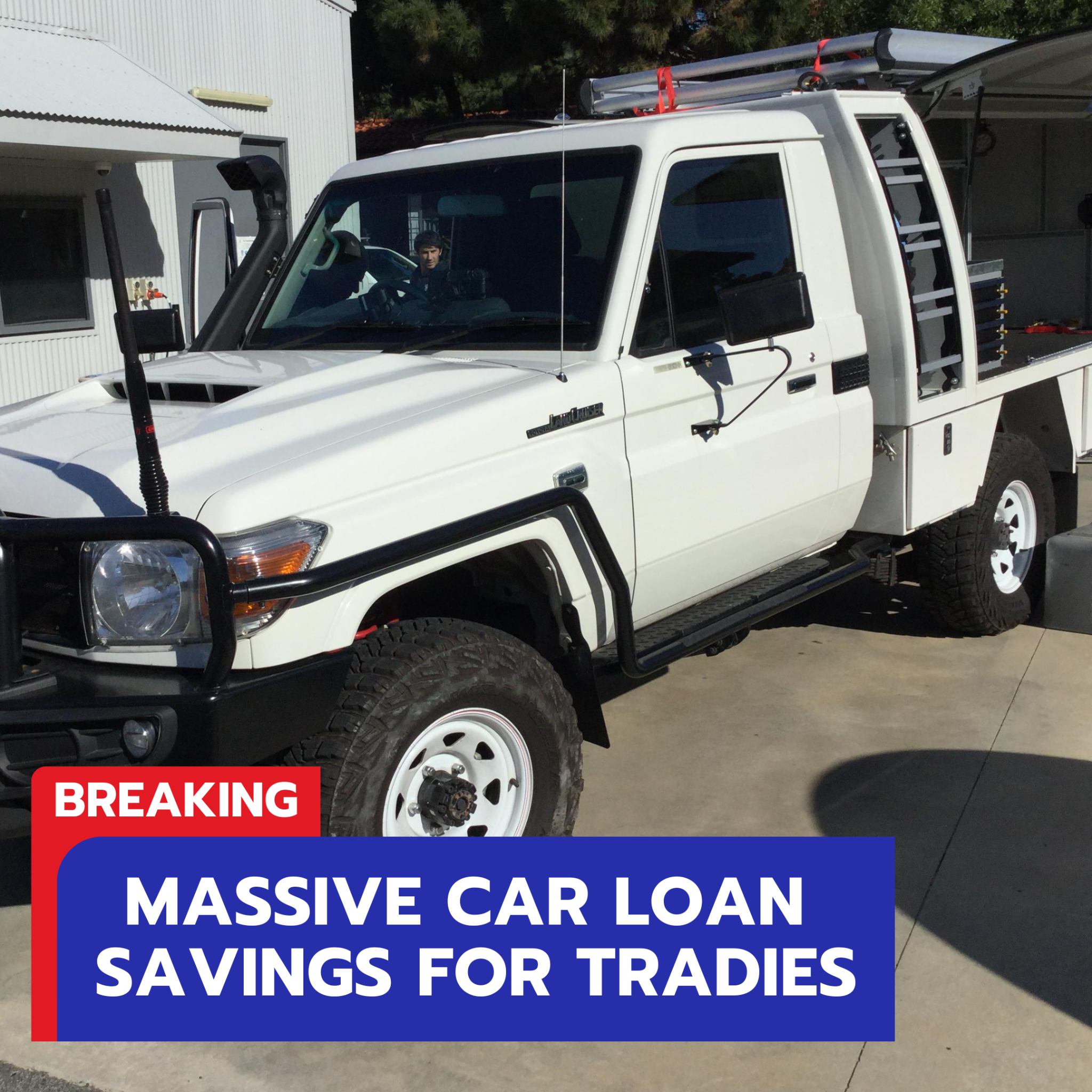 Tradie Legend Car Finance Facebook ad