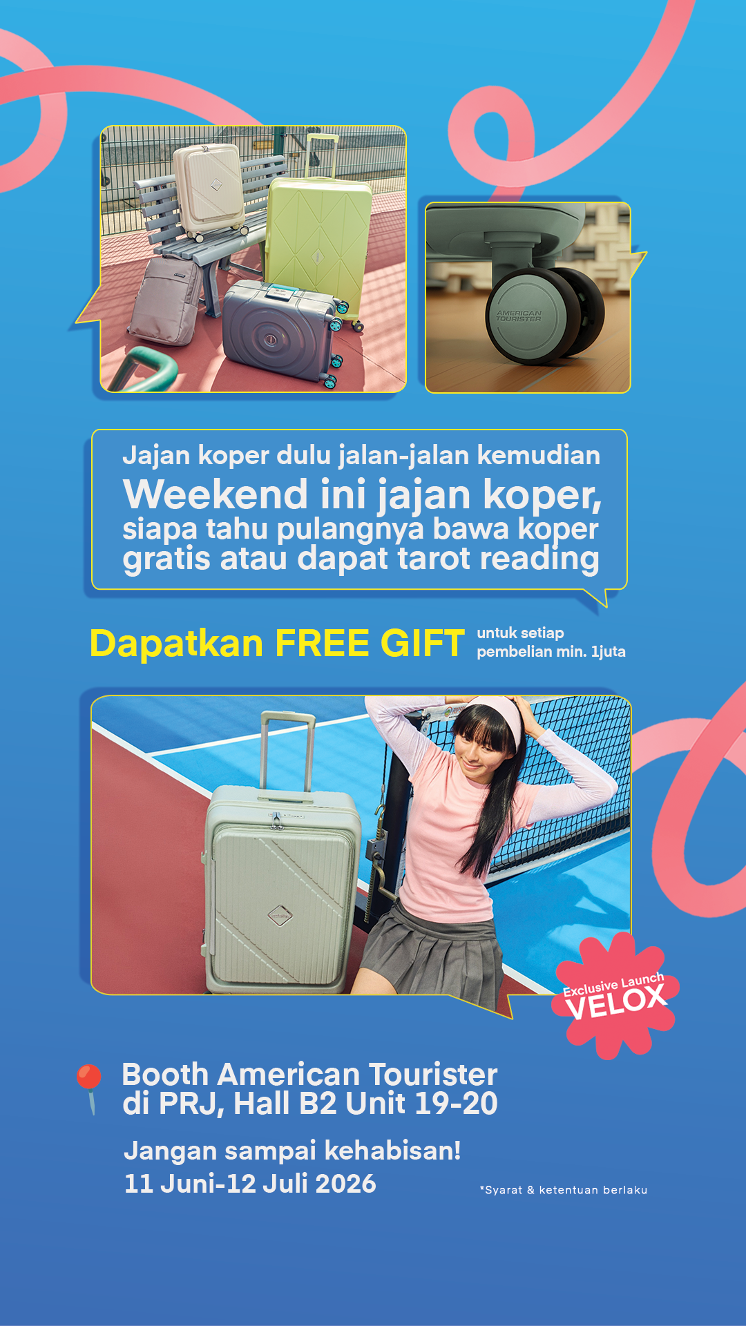 American Tourister Indonesia Facebook ad
