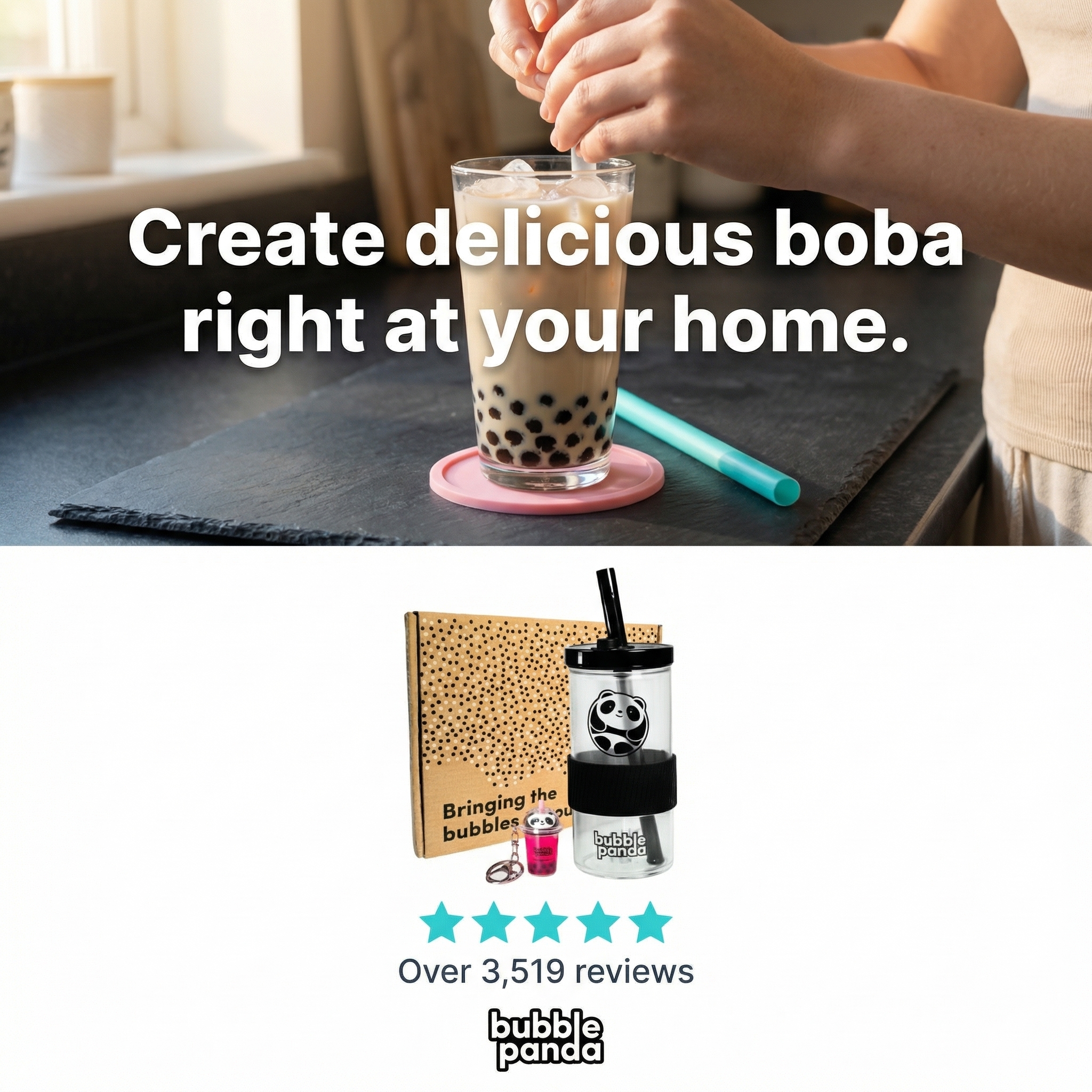 Bubble Panda Facebook ad