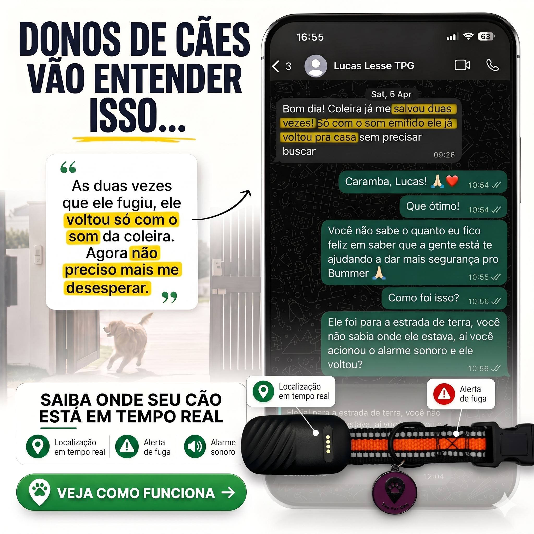 The Pet Gps Facebook ad