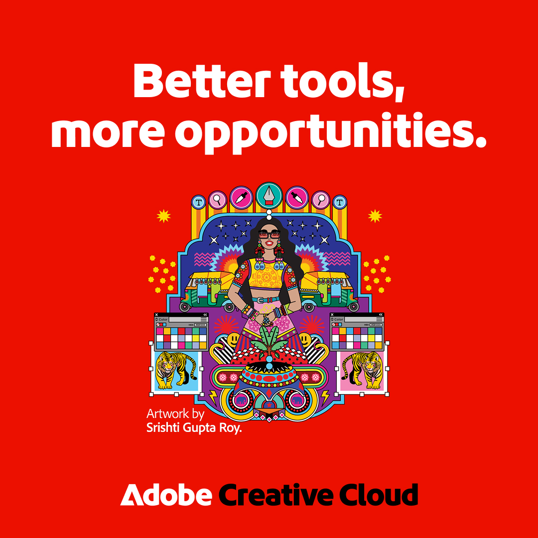 Adobe Creative Cloud Facebook ad
