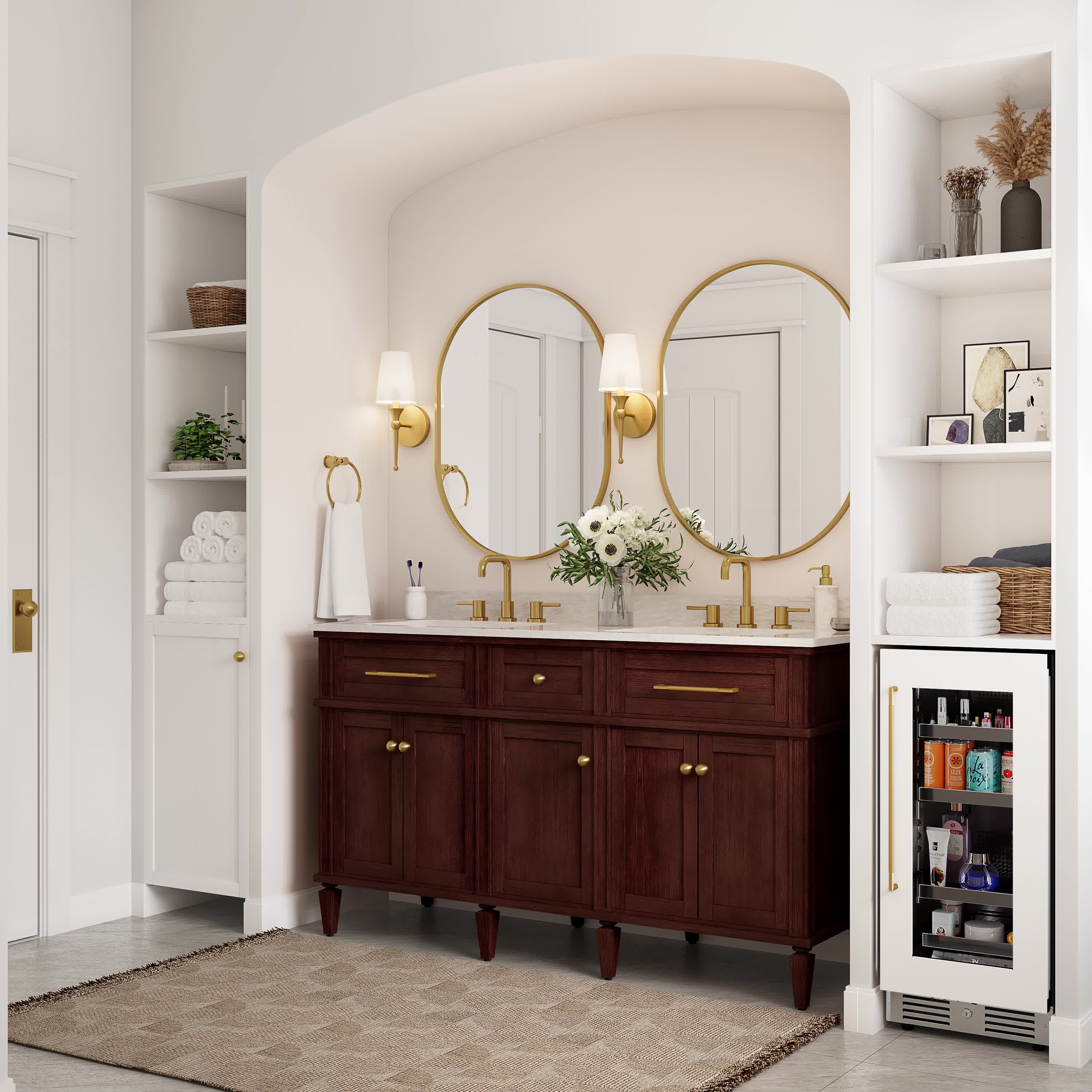 Ferguson Home Facebook ad: Irina Mazhukhin's Bath Design: Chic & Functional