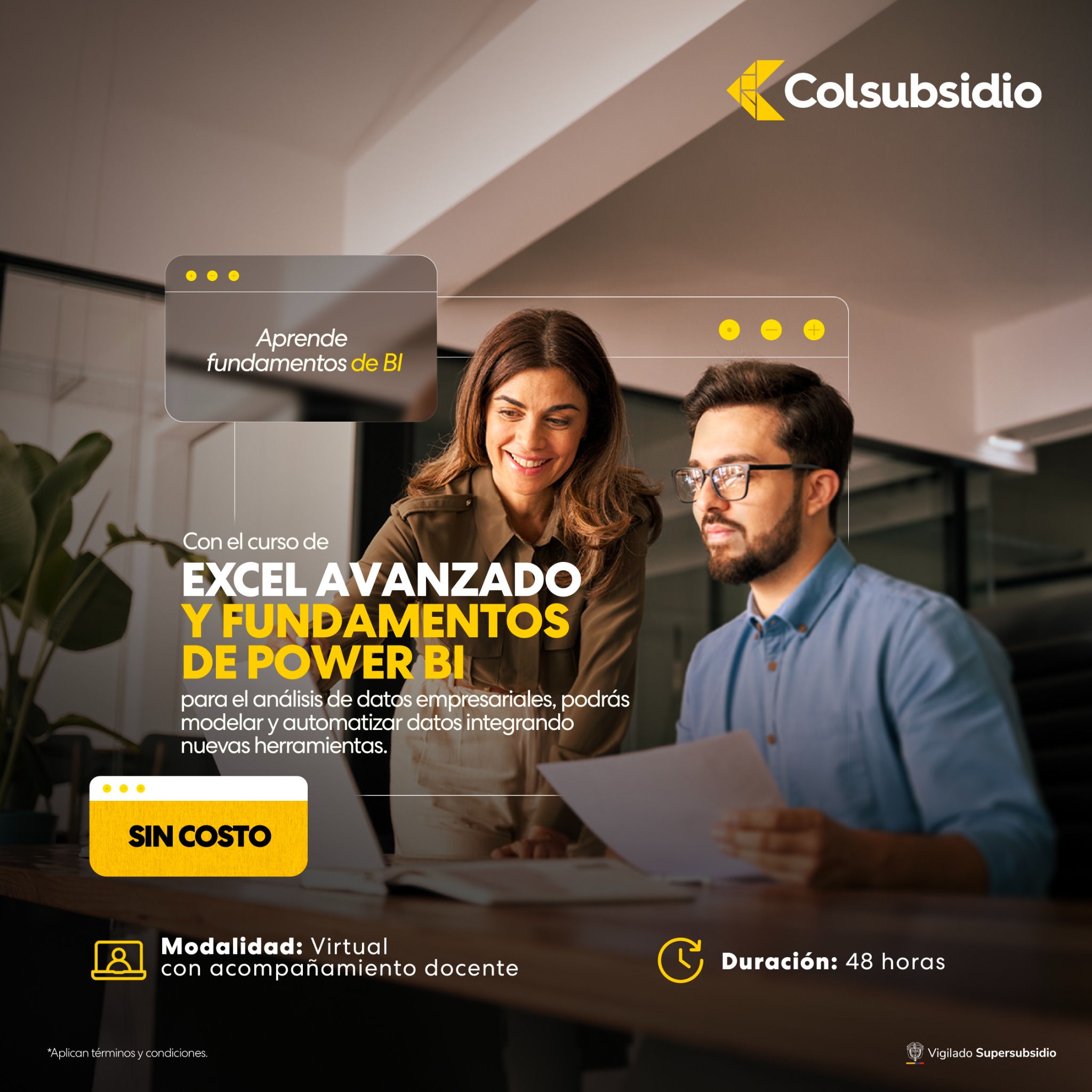 Colsubsidio Facebook ad: Herramientas avanzadas de Excel