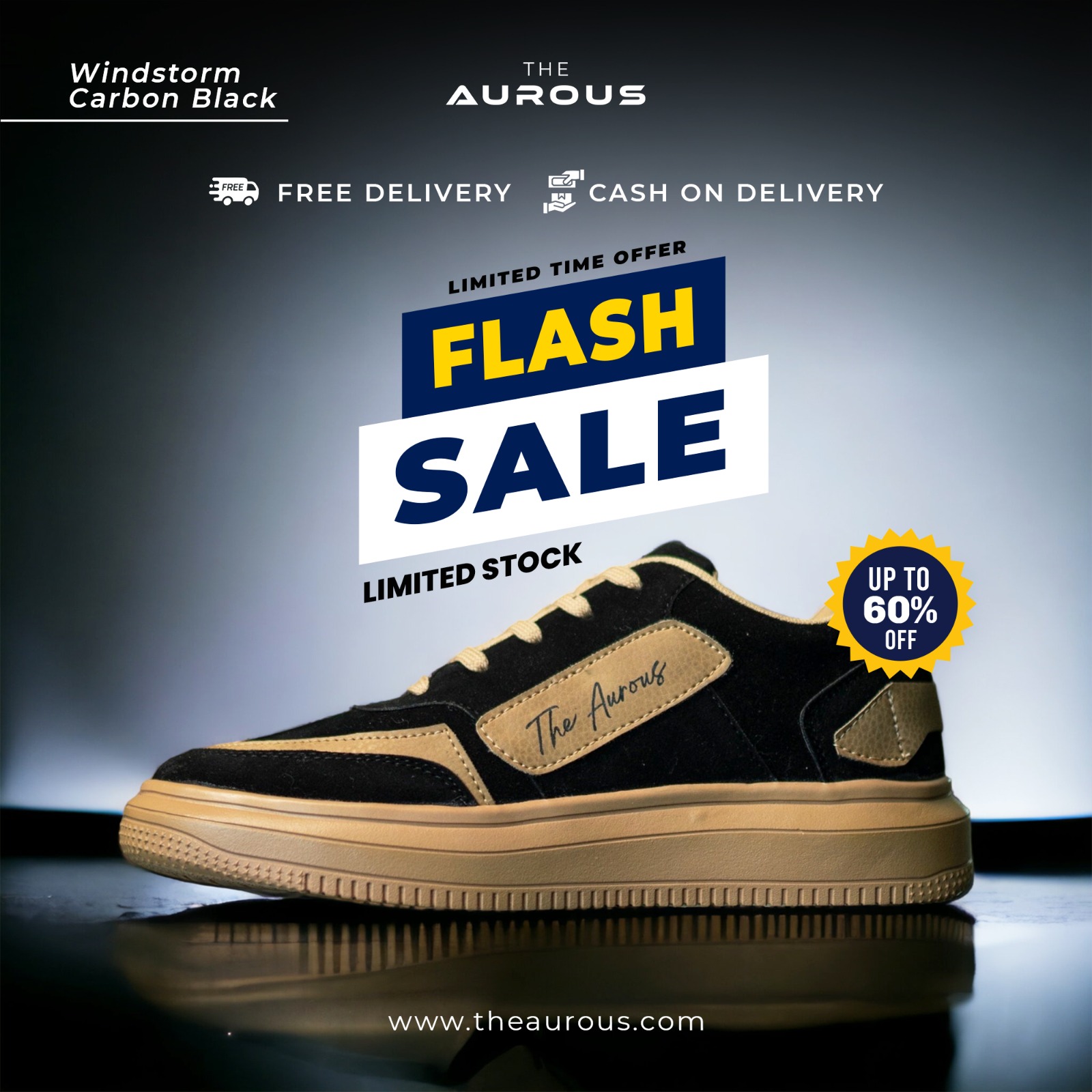 Luxomish Facebook ad: Comfort. Obsession. The Aurous.