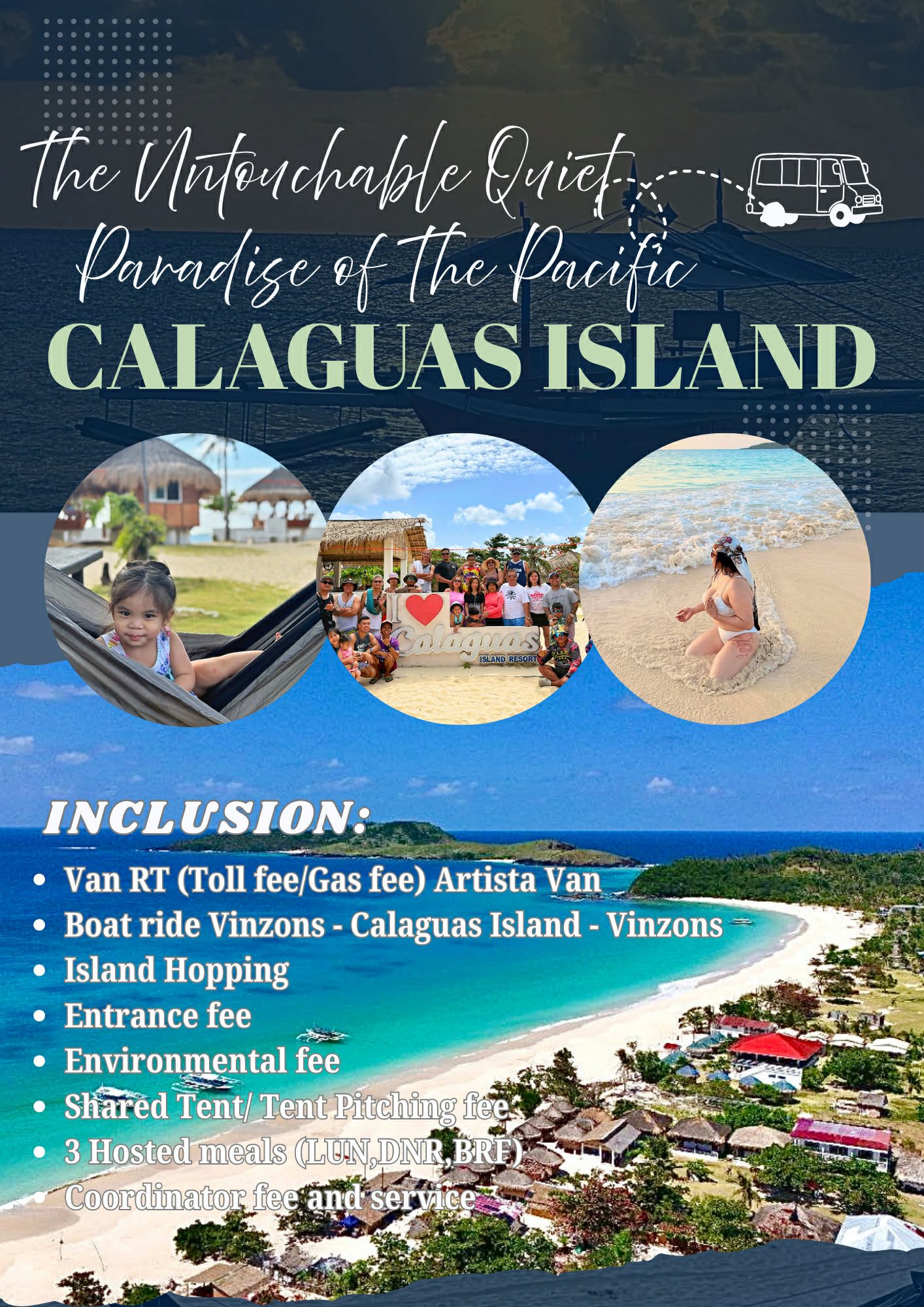 Travel now Pulubi later Facebook ad: FALL IN LOVE WITH CALAGUAS!