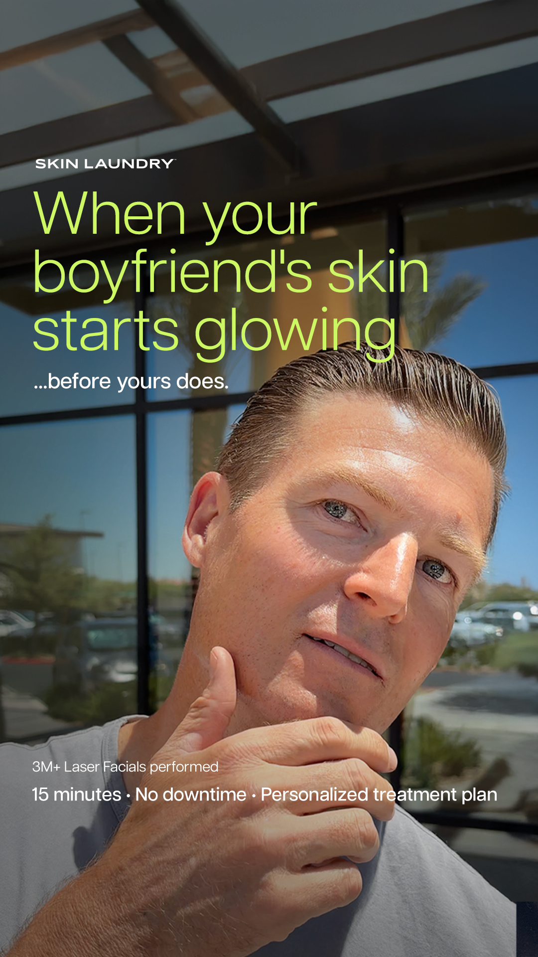 Skin Laundry Facebook ad