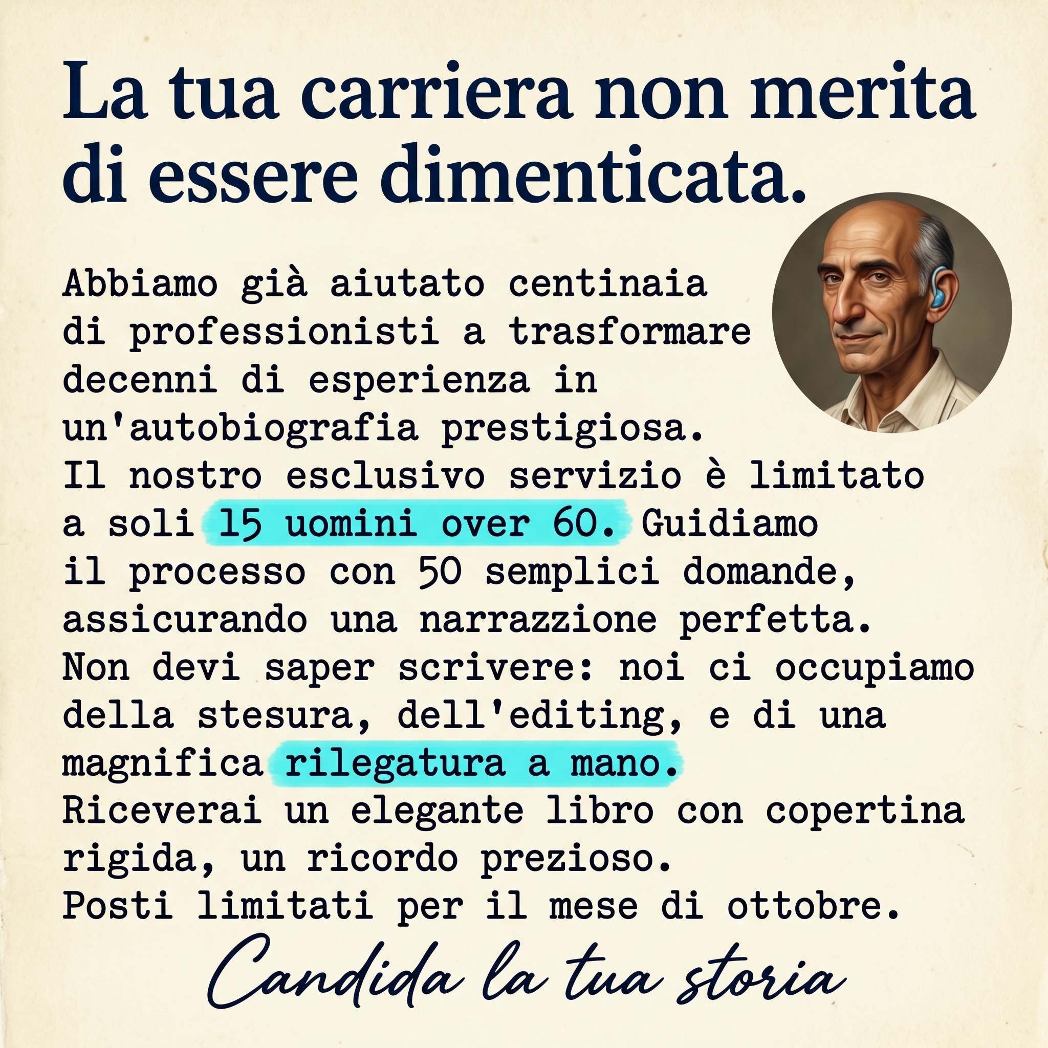 Memowrite Facebook ad