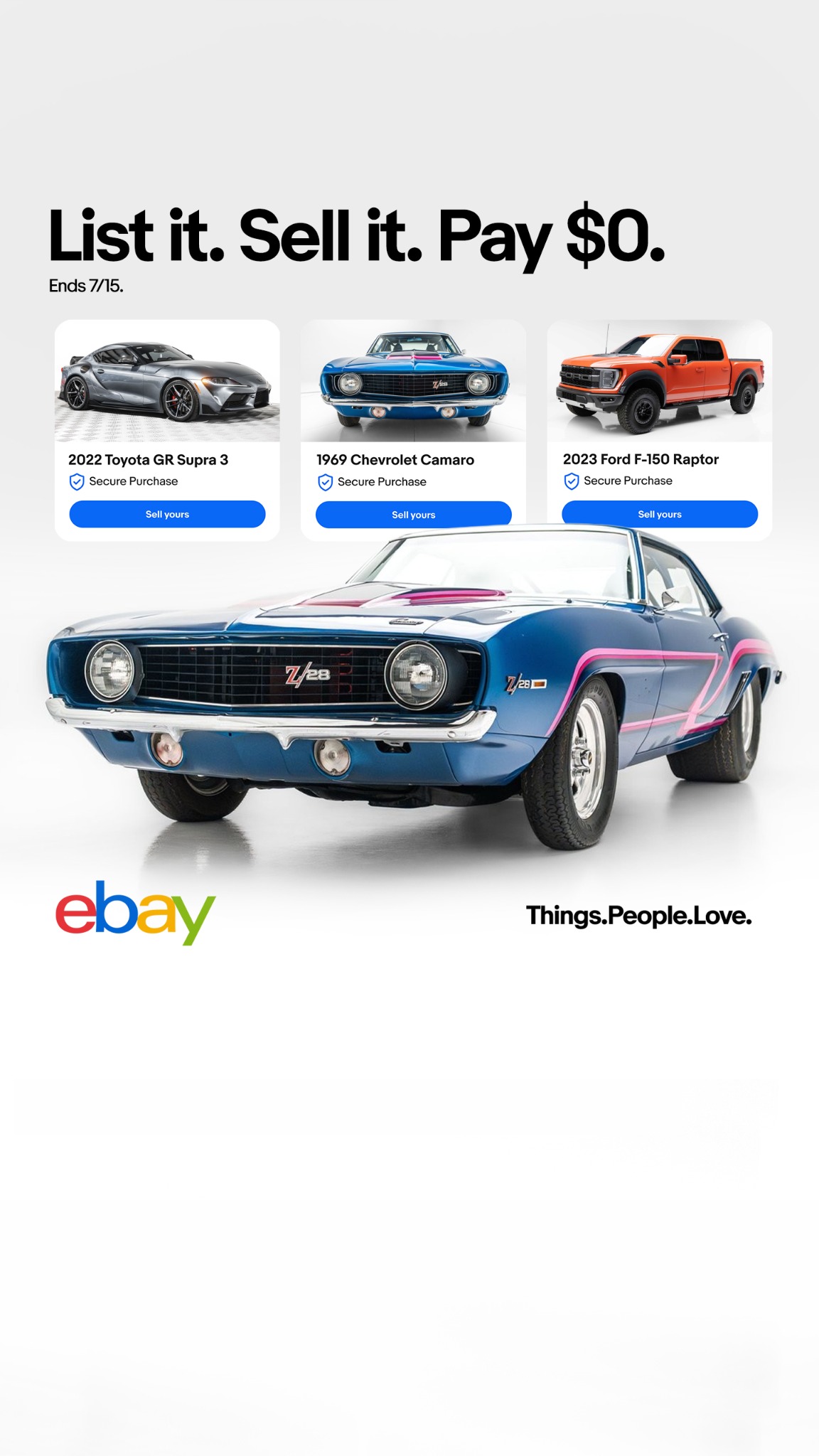 eBay Facebook ad
