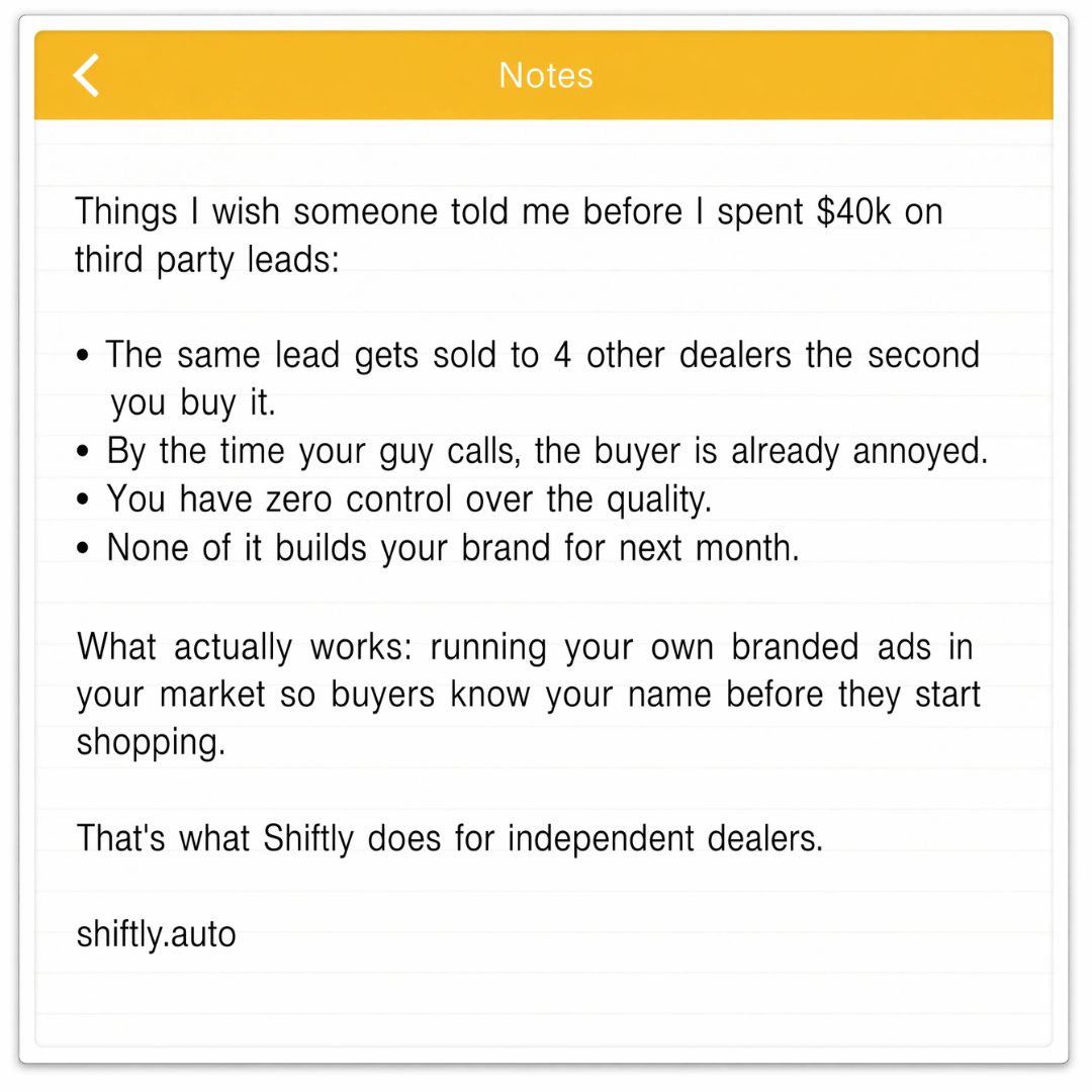 Shiftly Facebook ad