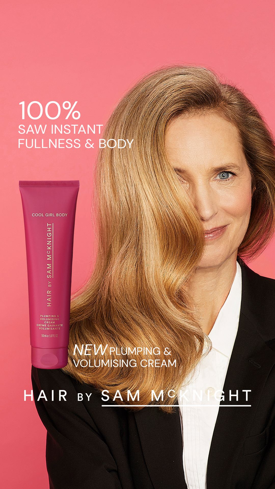 Hair by Sam McKnight Facebook ad