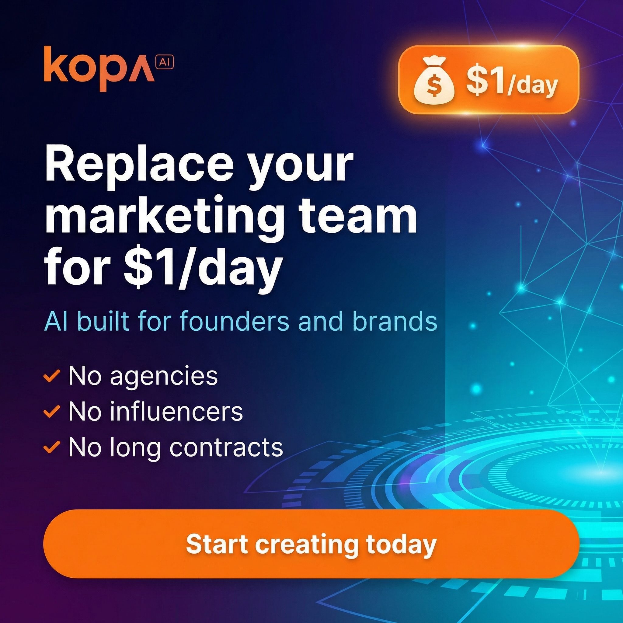 AI tools Facebook ad