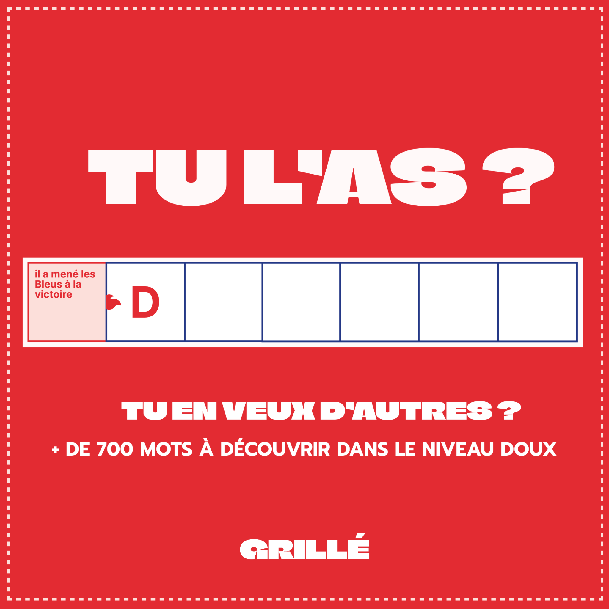 Grillé Facebook ad