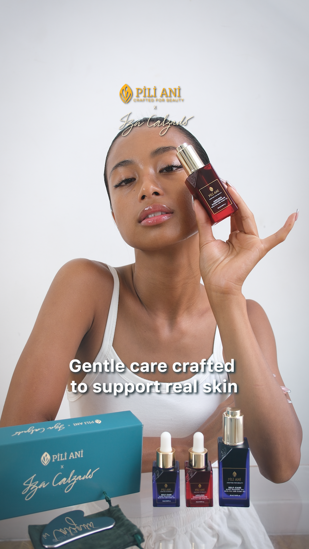Pili Ani Facebook ad: Lightweight, balanced skincare made to nourish without…
