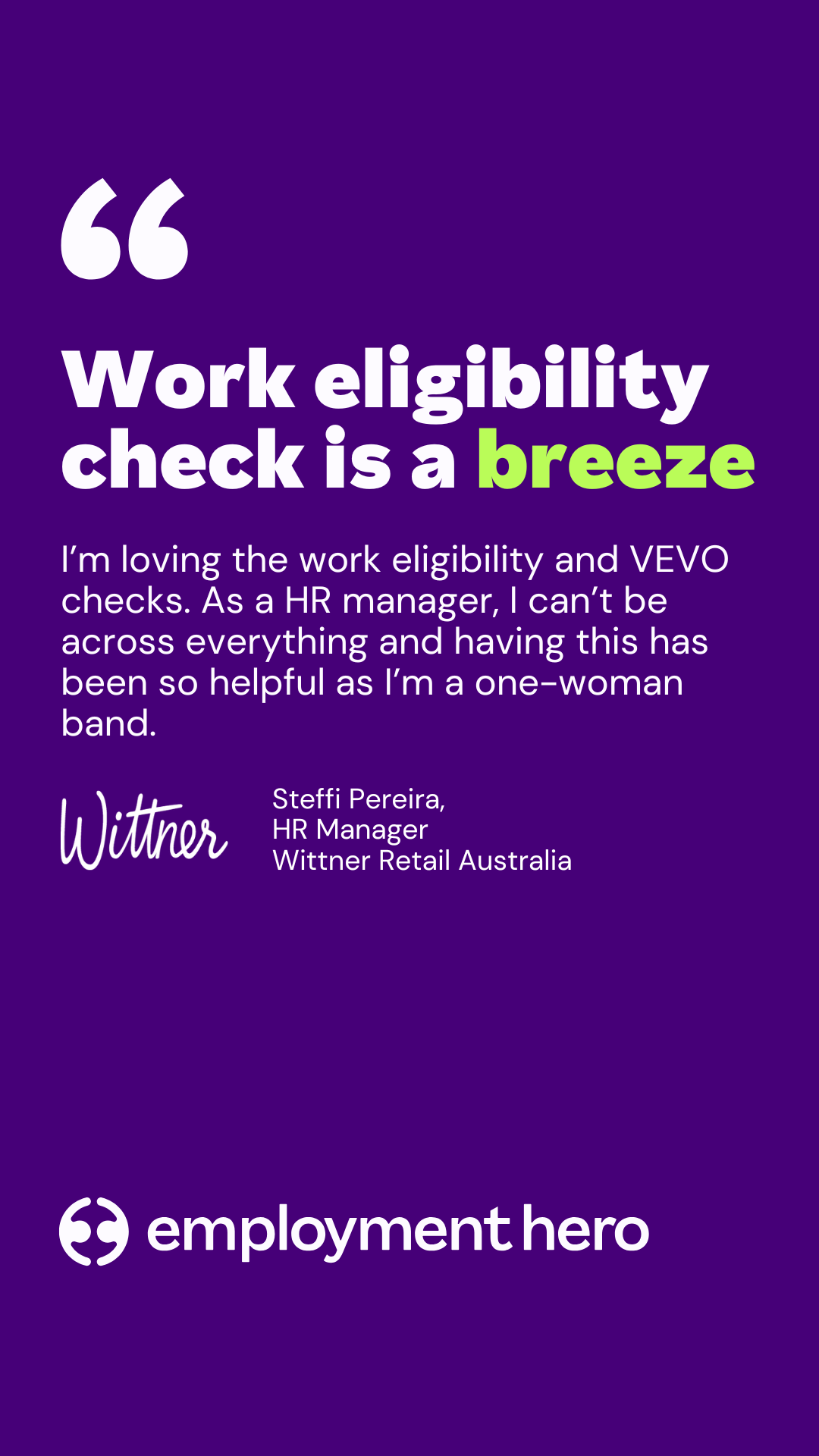 Employment Hero Facebook ad