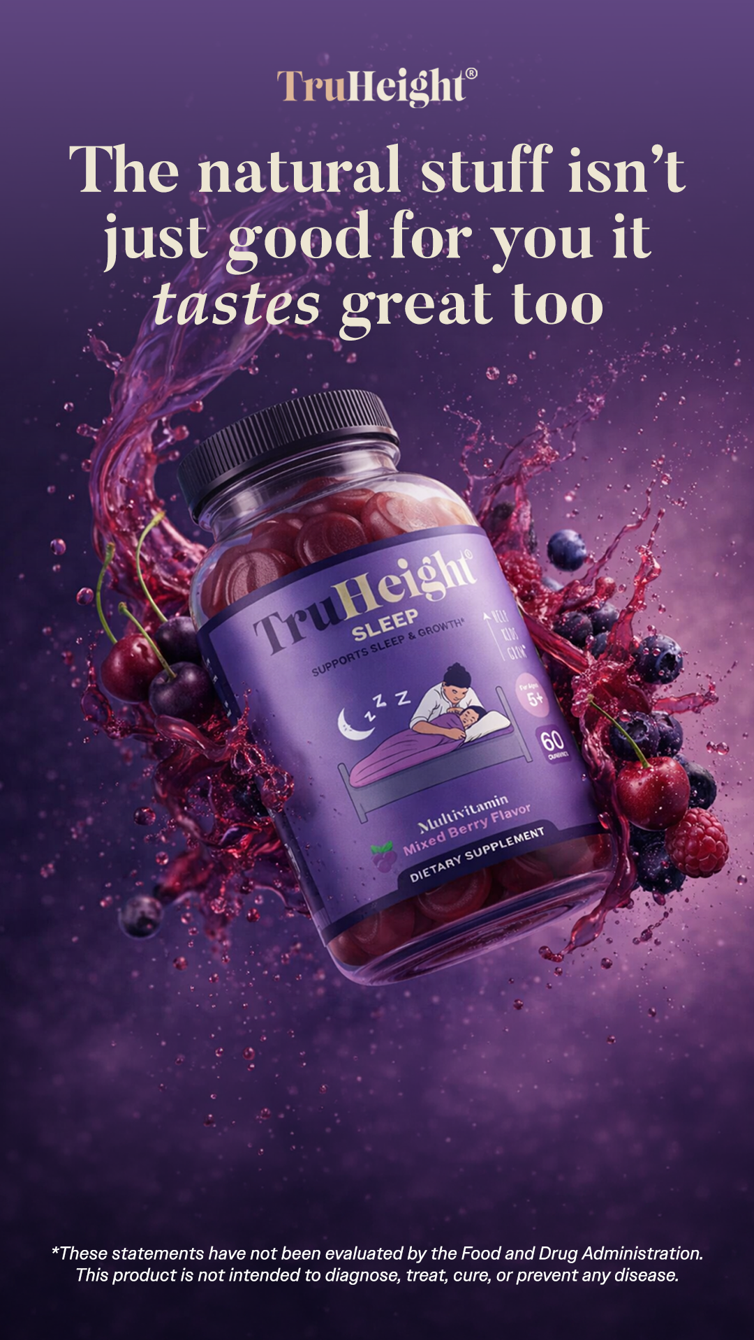 TruHeight Vitamins Facebook ad