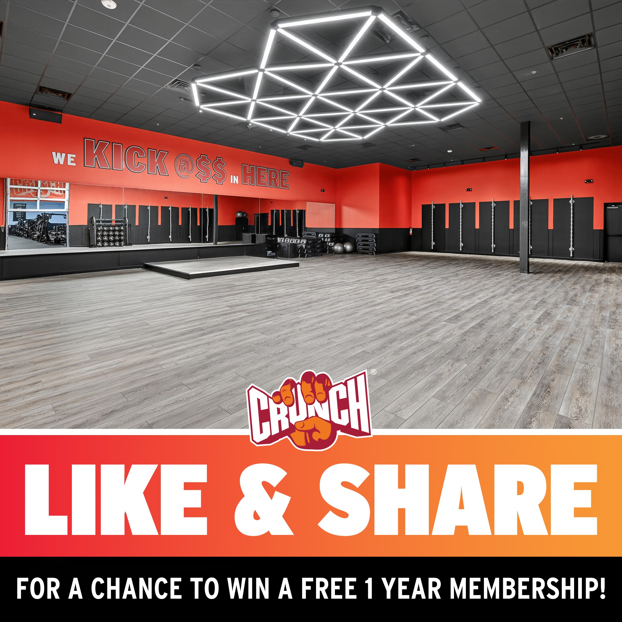 Crunch Fitness Facebook ad