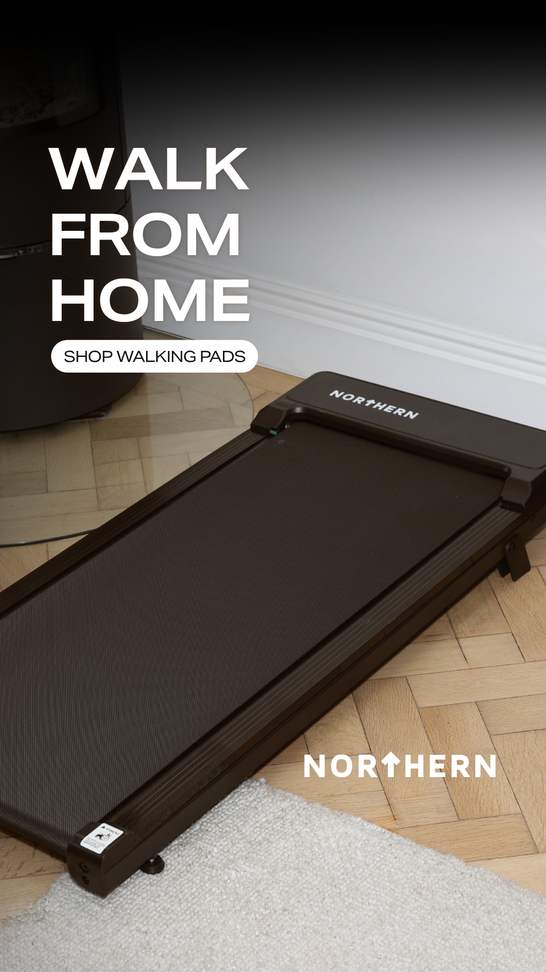 Northern Gym Equipment Facebook ad: 25% Off Walking Pad