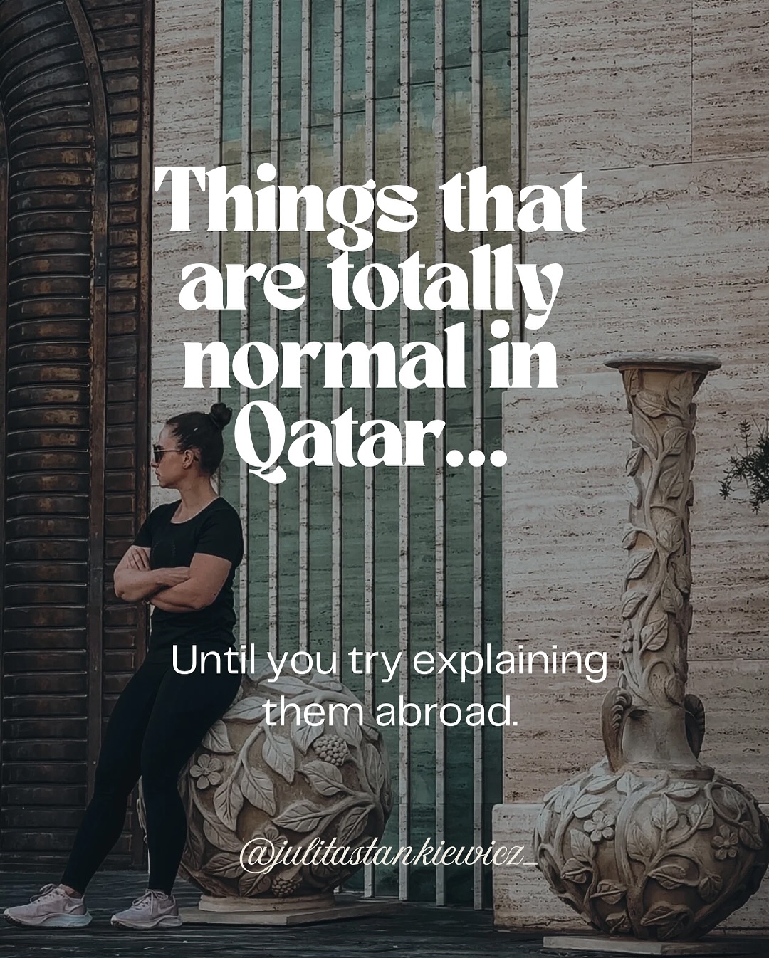 Julita Stankiewicz - Wellness & Life Coaching Facebook ad: Living abroad quietly changes how you define normal.