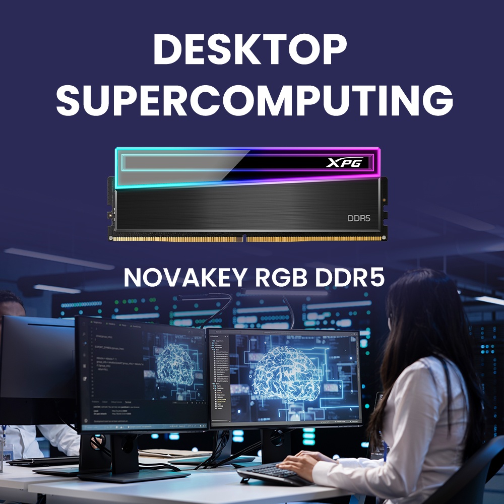 ADATA Facebook ad: The award-winning XPG NOVAKEY RGB DDR5 is engineered…