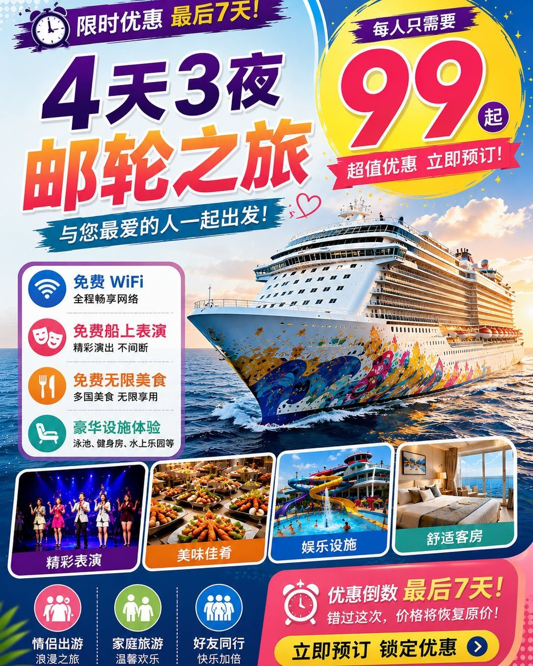DreamTrip Cruise Travel & Tours Facebook ad